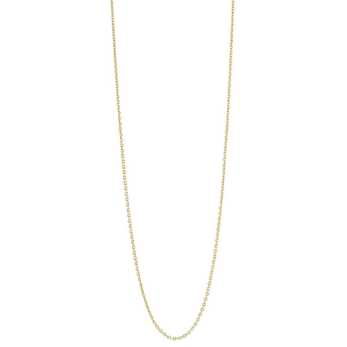 Yellow Gold 0.80 mm Cable Chain, 16