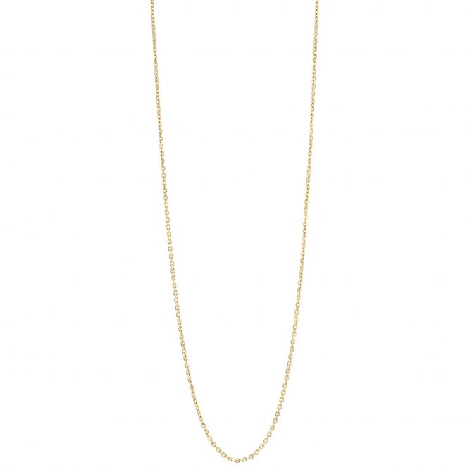 Yellow Gold 0.80 mm Cable Chain, 16"