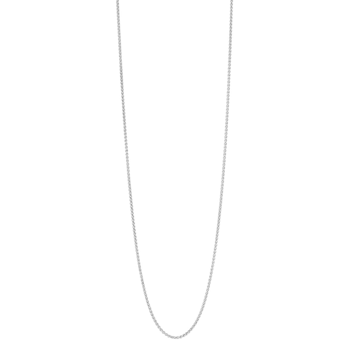 White Gold 1.05 mm Wheat Chain, 16