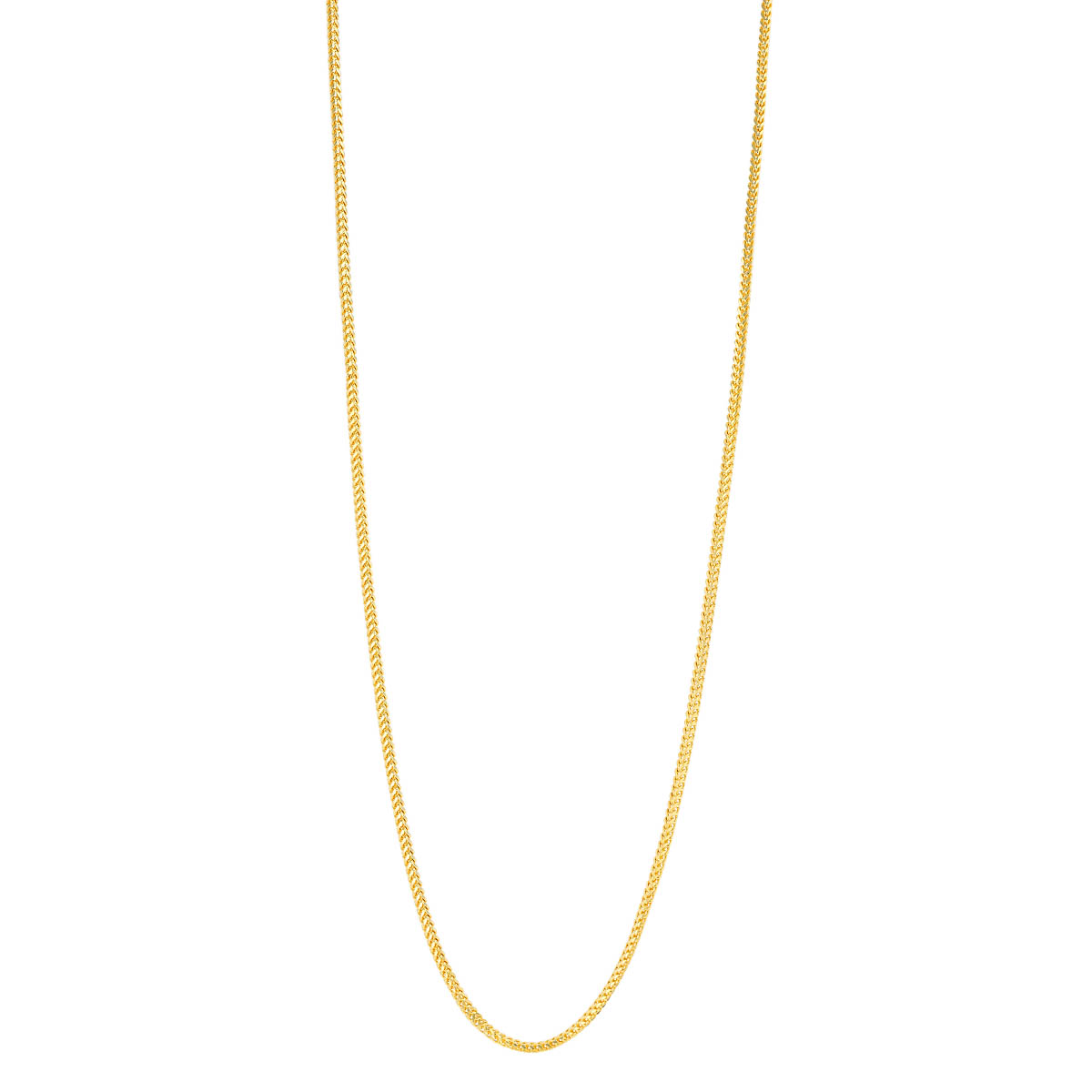 Yellow Gold 1.20 mm Franco Chain, 16