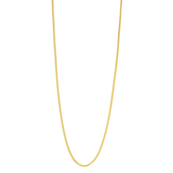 Yellow Gold 1.20 mm Franco Chain, 16"