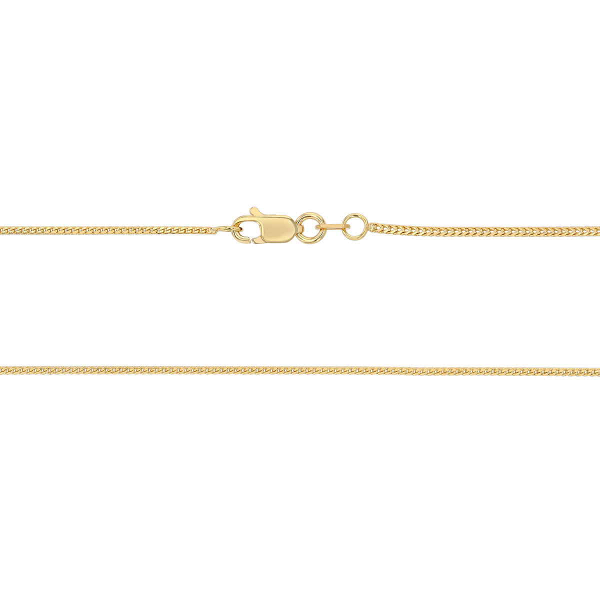 Yellow Gold 1.20 mm Franco Chain Necklace, 20