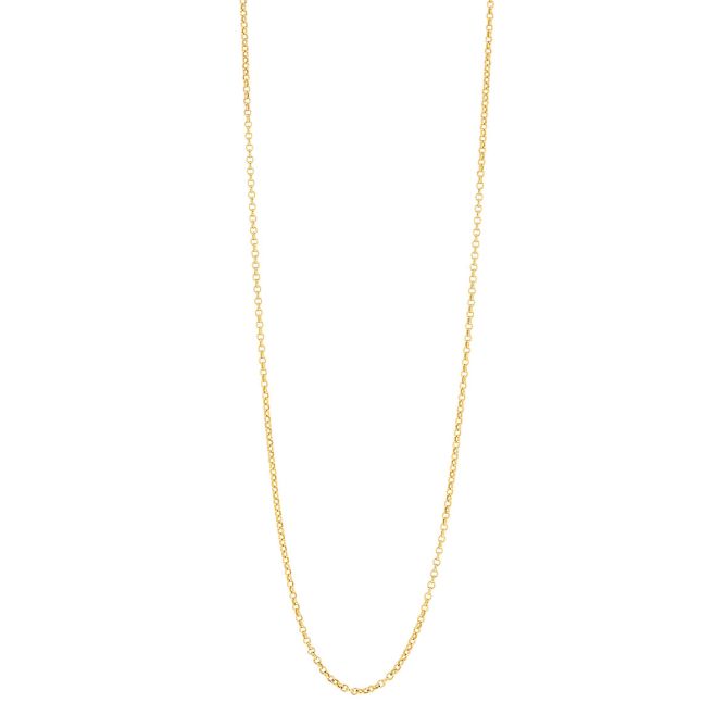 Yellow Gold 1.5 mm Rolo Chain, 20"
