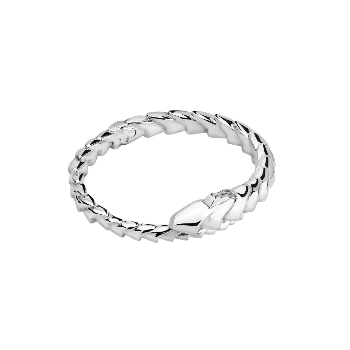TANE Mexico 1942 Épico Sterling Silver Overlapped Bracelet