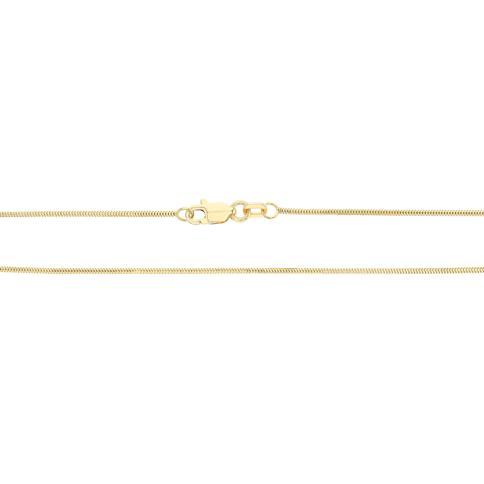 Yellow Gold 1.00 mm Snake Chain, 20