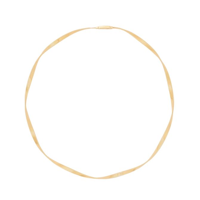 Marco Bicego Marrakech Yellow Gold Twisted Supreme Necklace, 16.75"