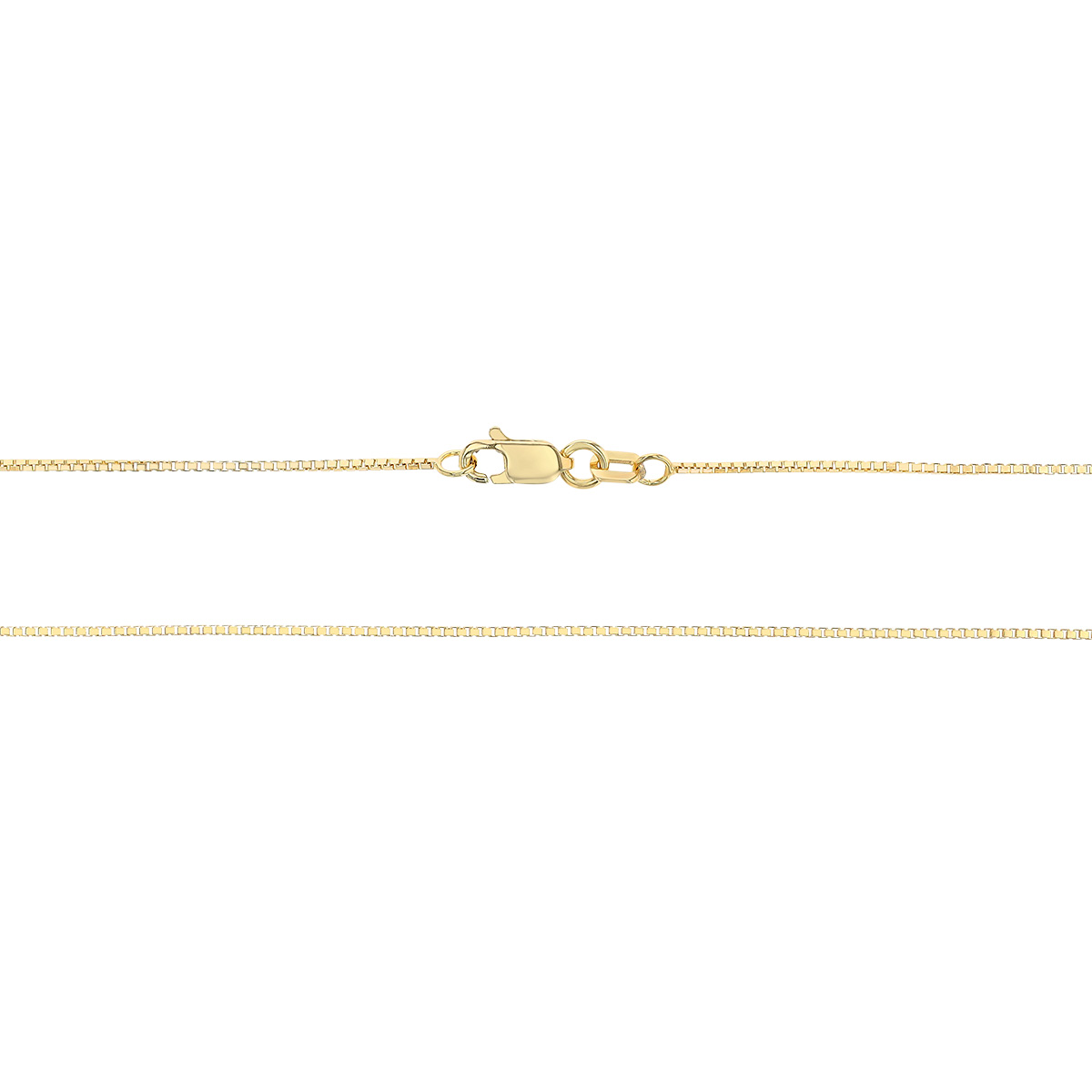 Yellow Gold 0.70 mm Box Chain, 24