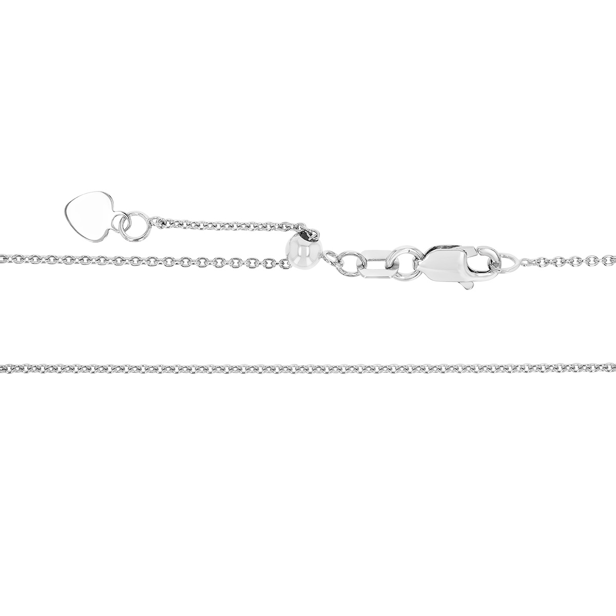 Sterling Silver 1.05 mm Cable Chain, 22