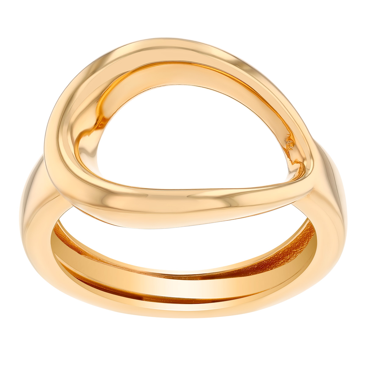 Pesavento Elegance Yellow Gold Vermeil Open Oval Ring