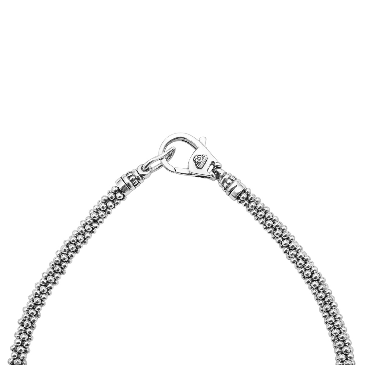 LAGOS Signature Caviar Two-Tone 3mm Station Bracelet, Large