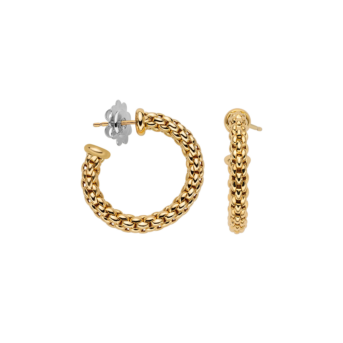 FOPE Essentials Yellow Gold Hoop Earrings