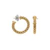 FOPE Essentials Yellow Gold Hoop Earrings