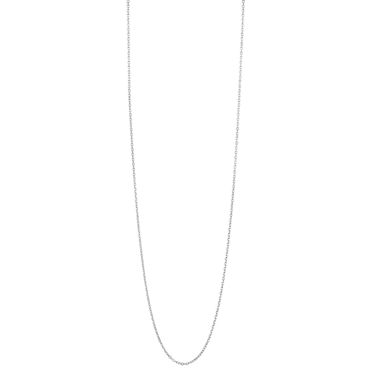 White Gold 1.15 mm Cable Chain, 16