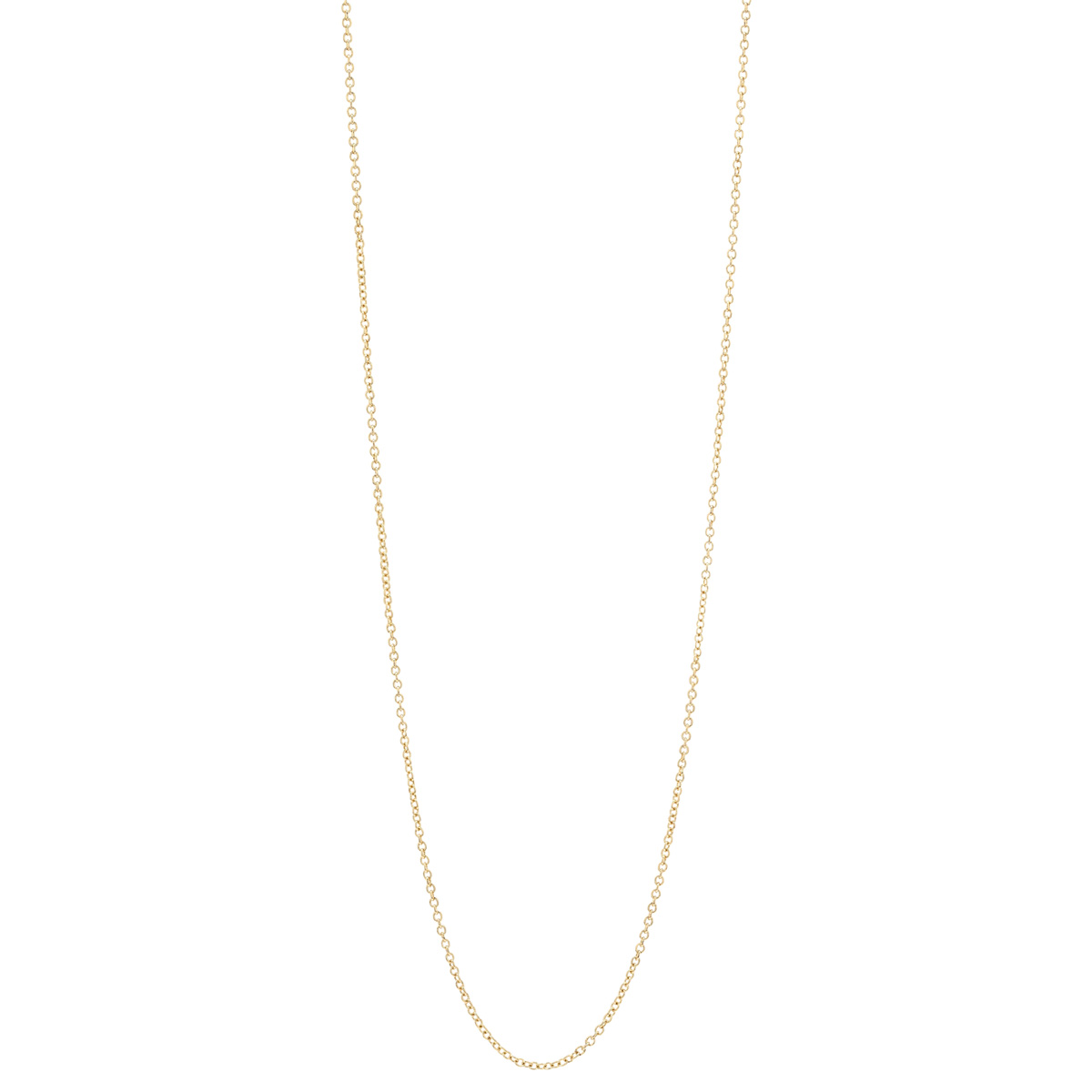Yellow Gold Cable Chain, 1.05 mm, 16