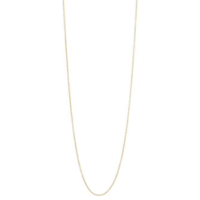 Yellow Gold Cable Chain, 1.05 mm, 16"