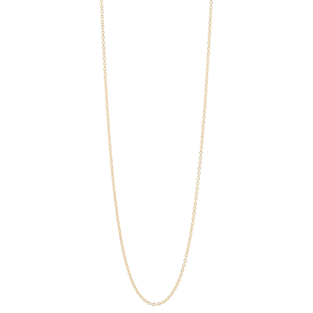 Yellow Gold Cable Chain, 1.20 mm, 18