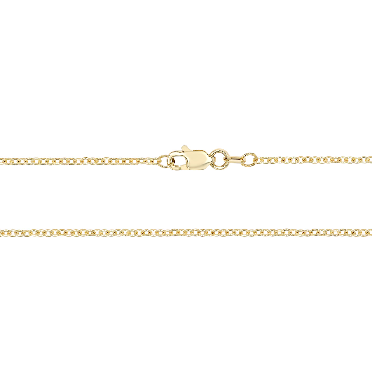 Yellow Gold Cable Chain, 1.60 mm, 18