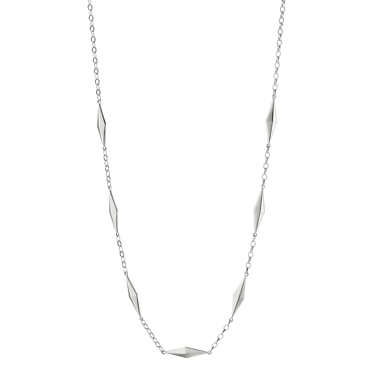 Monica Rich Kosann Points North Sterling Silver Compass Station Necklace, 18