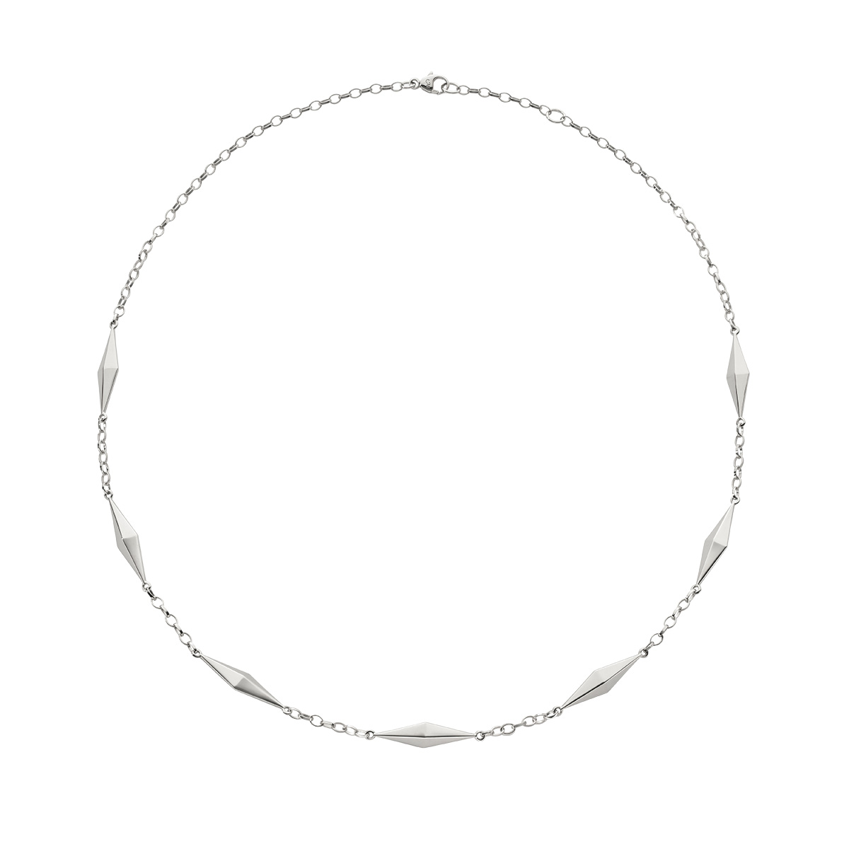 Monica Rich Kosann Points North Sterling Silver Compass Station Necklace, 18
