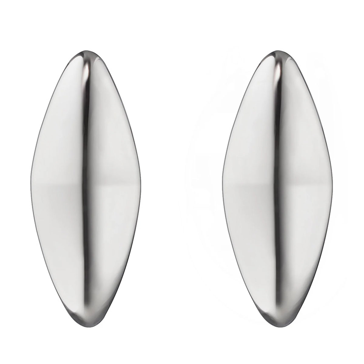 Monica Rich Kosann Points North Sterling Silver Hoop Earrings