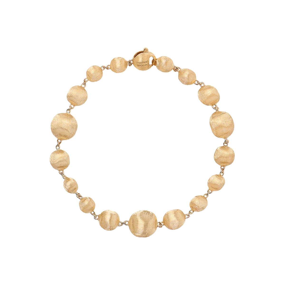 Marco Bicego Africa Yellow Gold Mixed Bead Bracelet, 7.5