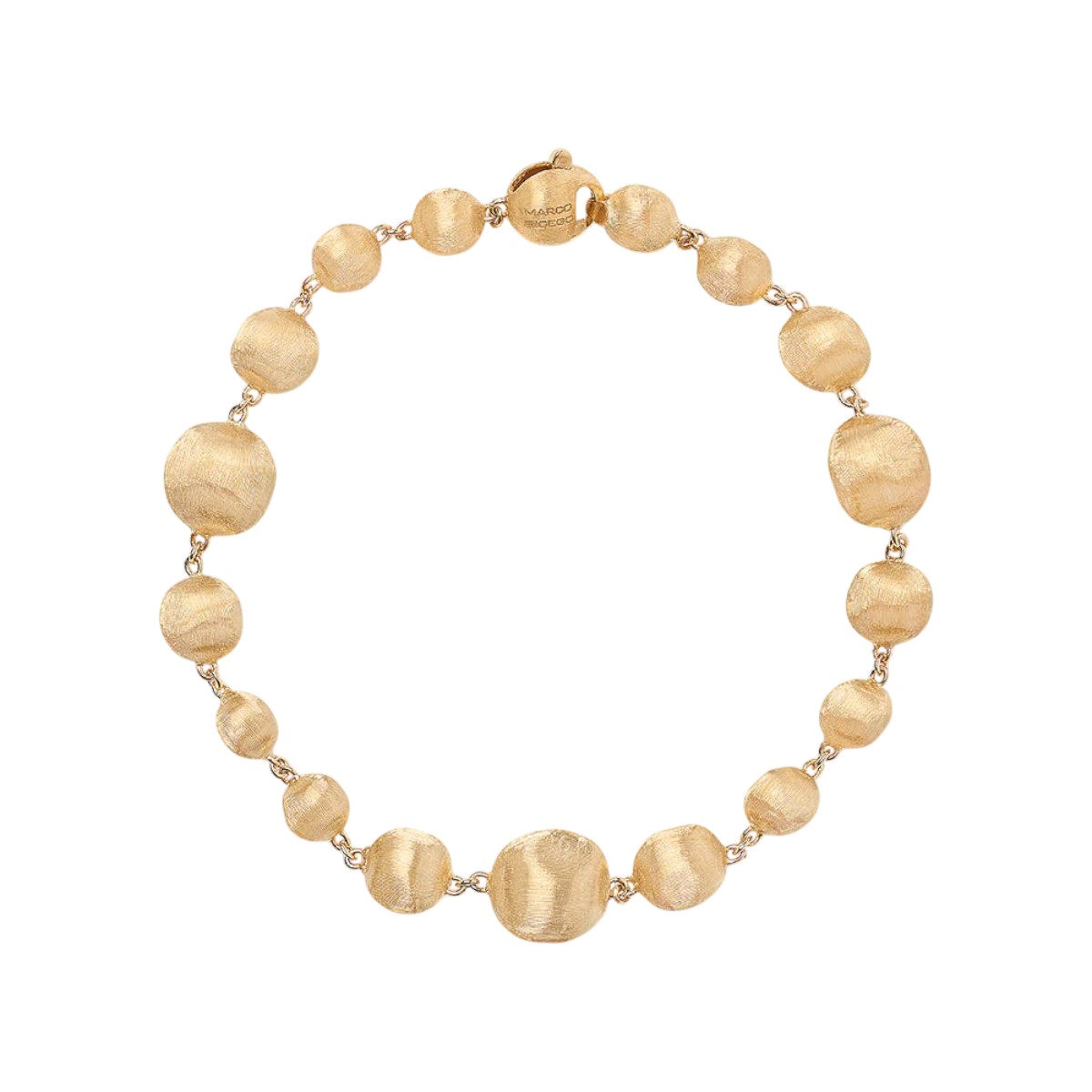 Marco Bicego Africa Yellow Gold Mixed Bead Bracelet, 7.5