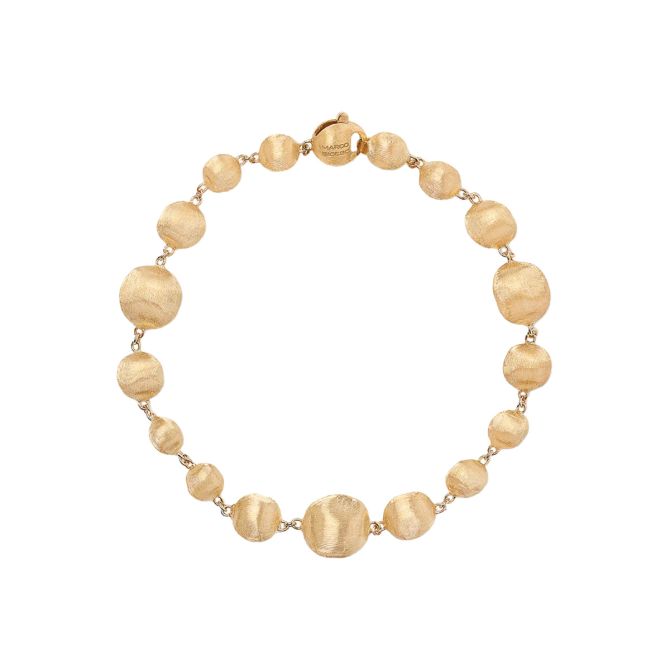 Marco Bicego Africa Yellow Gold Mixed Bead Bracelet, 7.5"