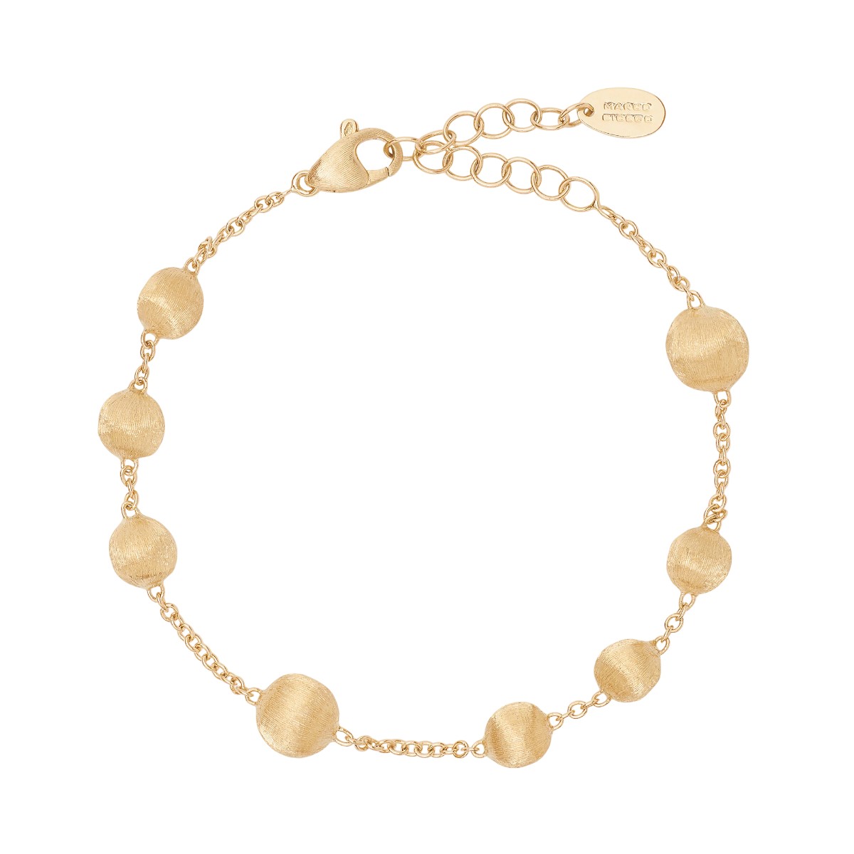 Marco Bicego Africa Yellow Gold Bead Station Bacelet, 6.25