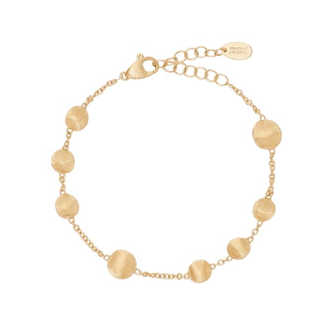 Marco Bicego Africa Yellow Gold Bead Station Bacelet, 6.25"