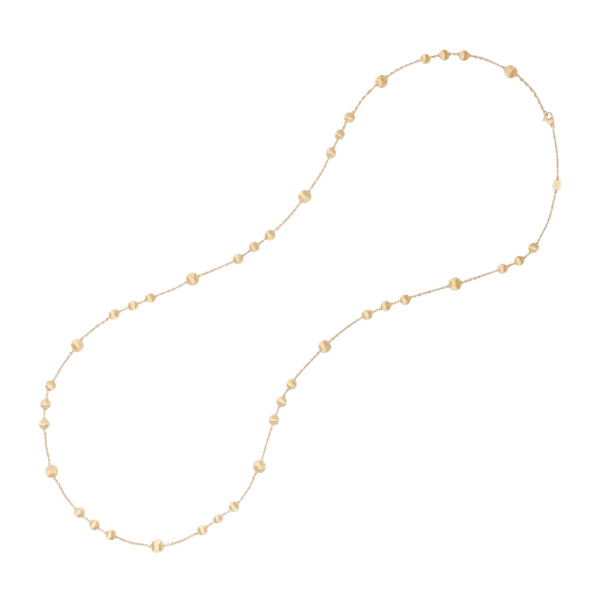 Marco Bicego Africa Yellow Gold Bead Station Necklace, 36