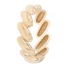 Zoe Chicco Yellow Gold Bean Shape Band Ring