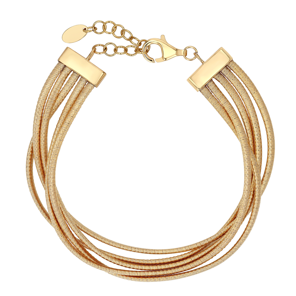 Pesavento DNA Silk Yellow Gold Vermeil Multi-Strand Bracelet, 7