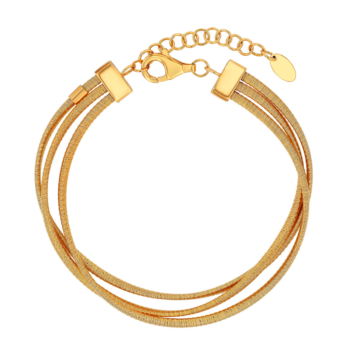 Pesavento DNA Silk Yellow Gold Vermeil Multi-Strand Bracelet, 7