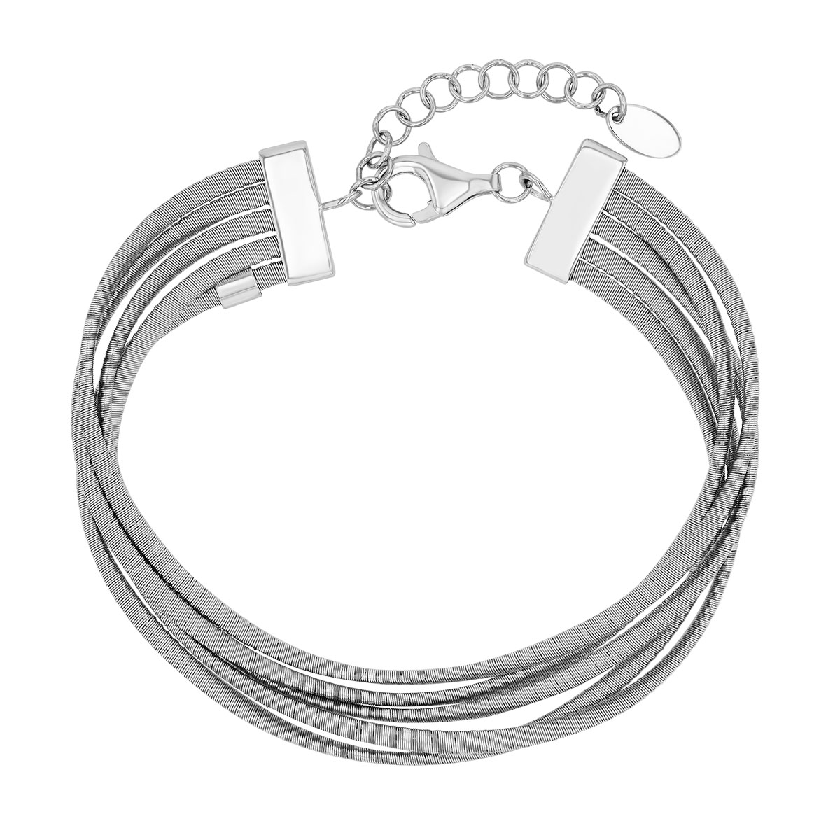 Pesavento DNA Silk Sterling Silver Multi-Strand Bracelet, 7