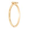 Harwell Godfrey Tiny Arrow Diamond Stacking Ring in Yellow Gold
