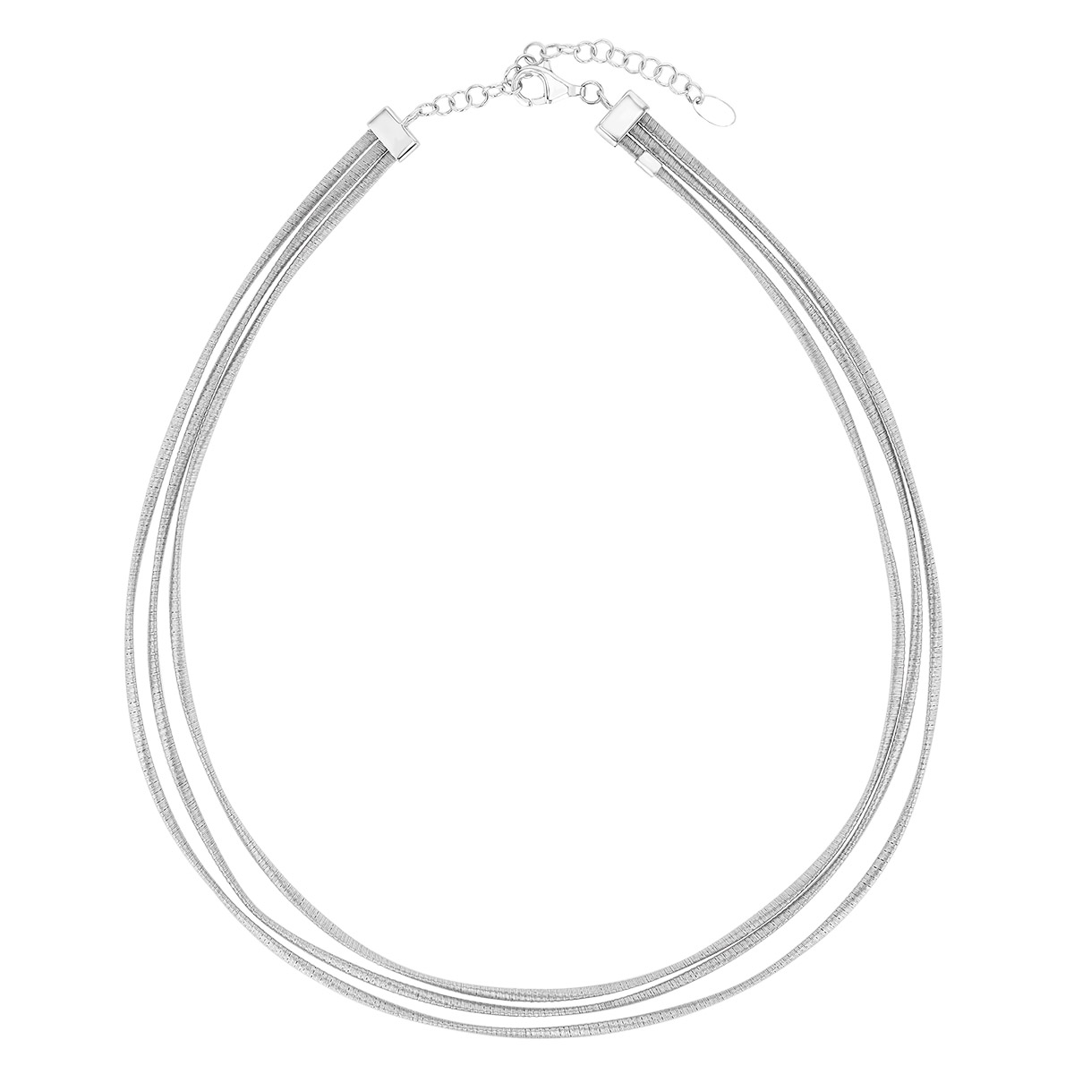 Pesavento DNA Silk Sterling Silver Multi-Strand Necklace, 18.5