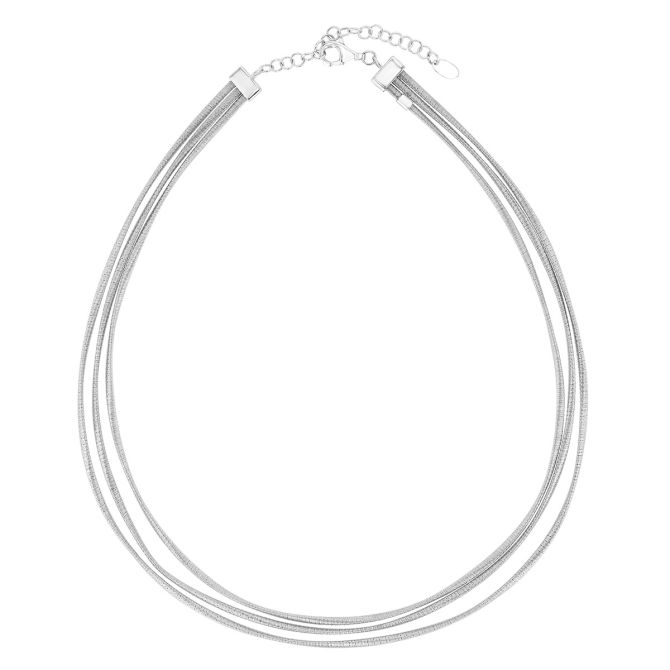 Pesavento DNA Silk Sterling Silver Multi-Strand Necklace, 18.5"