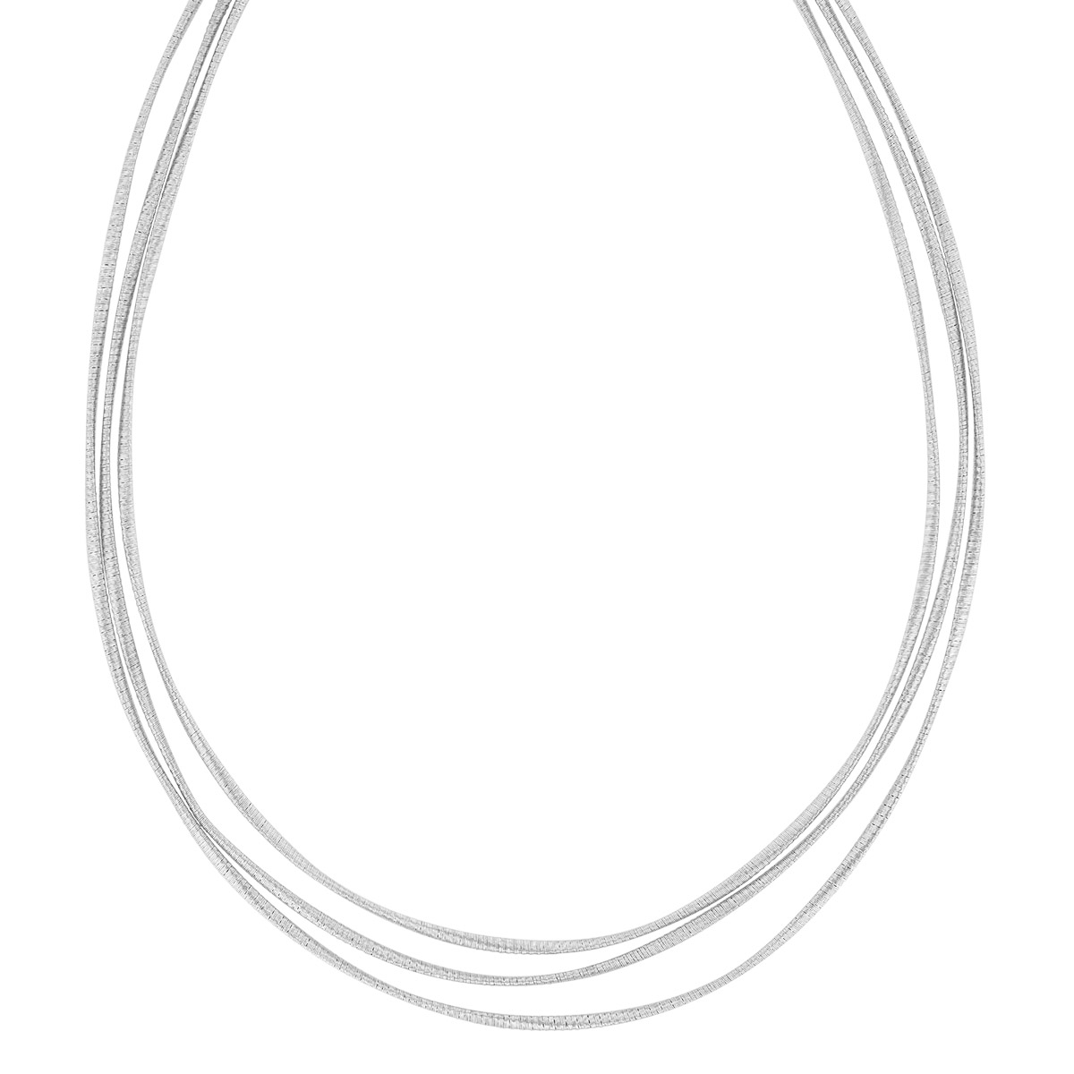 Pesavento DNA Silk Sterling Silver Multi-Strand Necklace, 18.5