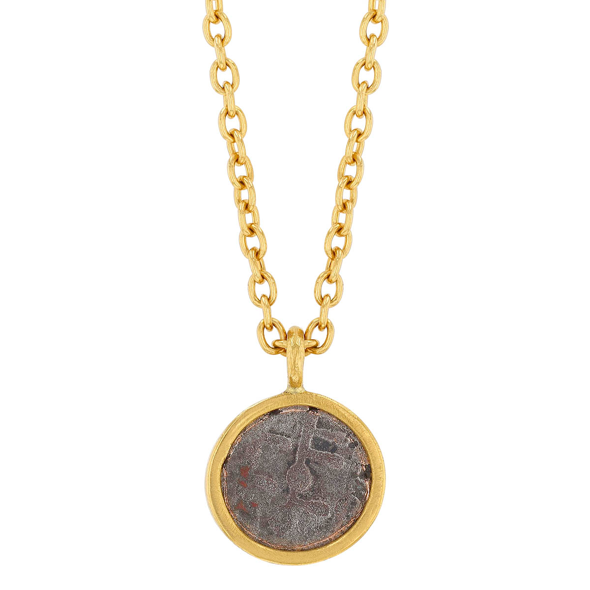 Gurhan Antiquities Coin Pendant in Yellow Gold, 18