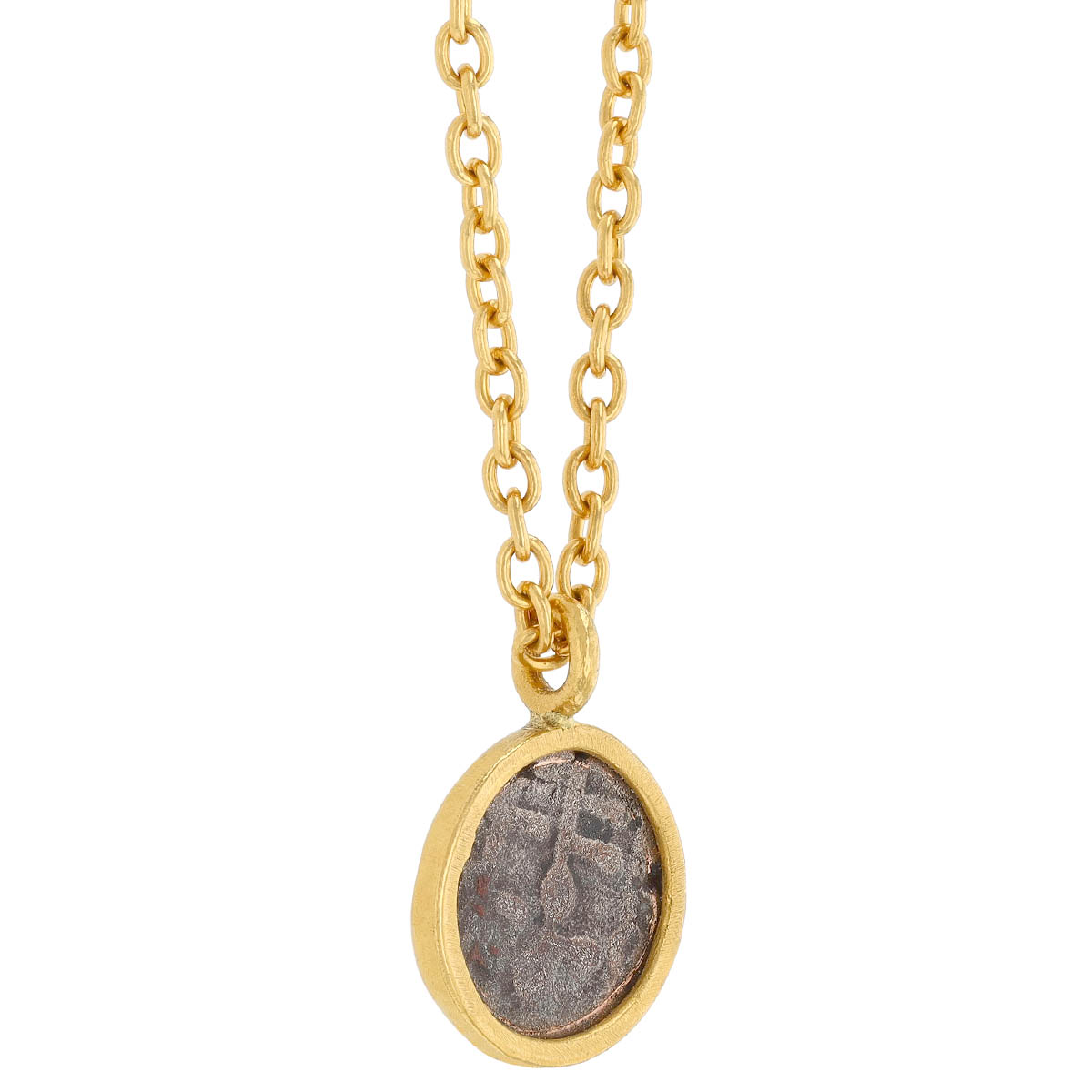 Gurhan Antiquities Coin Pendant in Yellow Gold, 18