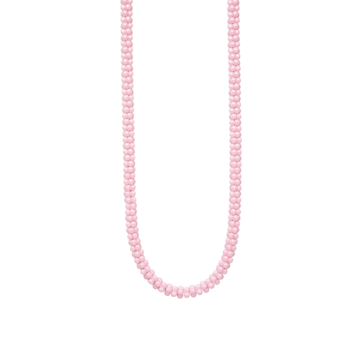 Lagos Pink Ceramic Caviar 5mm Beaded Necklace, 16