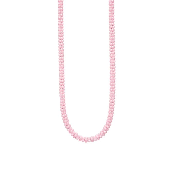 Lagos Pink Ceramic Caviar 5mm Beaded Necklace, 16"