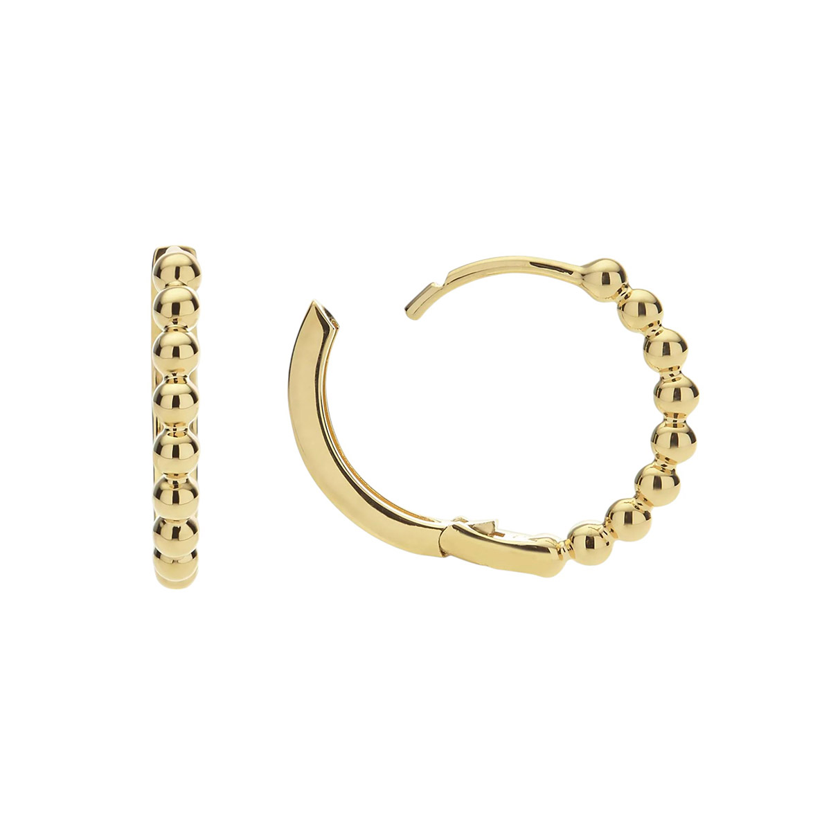 LAGOS Caviar Gold 18K Yellow Gold Caviar Huggie Earrings