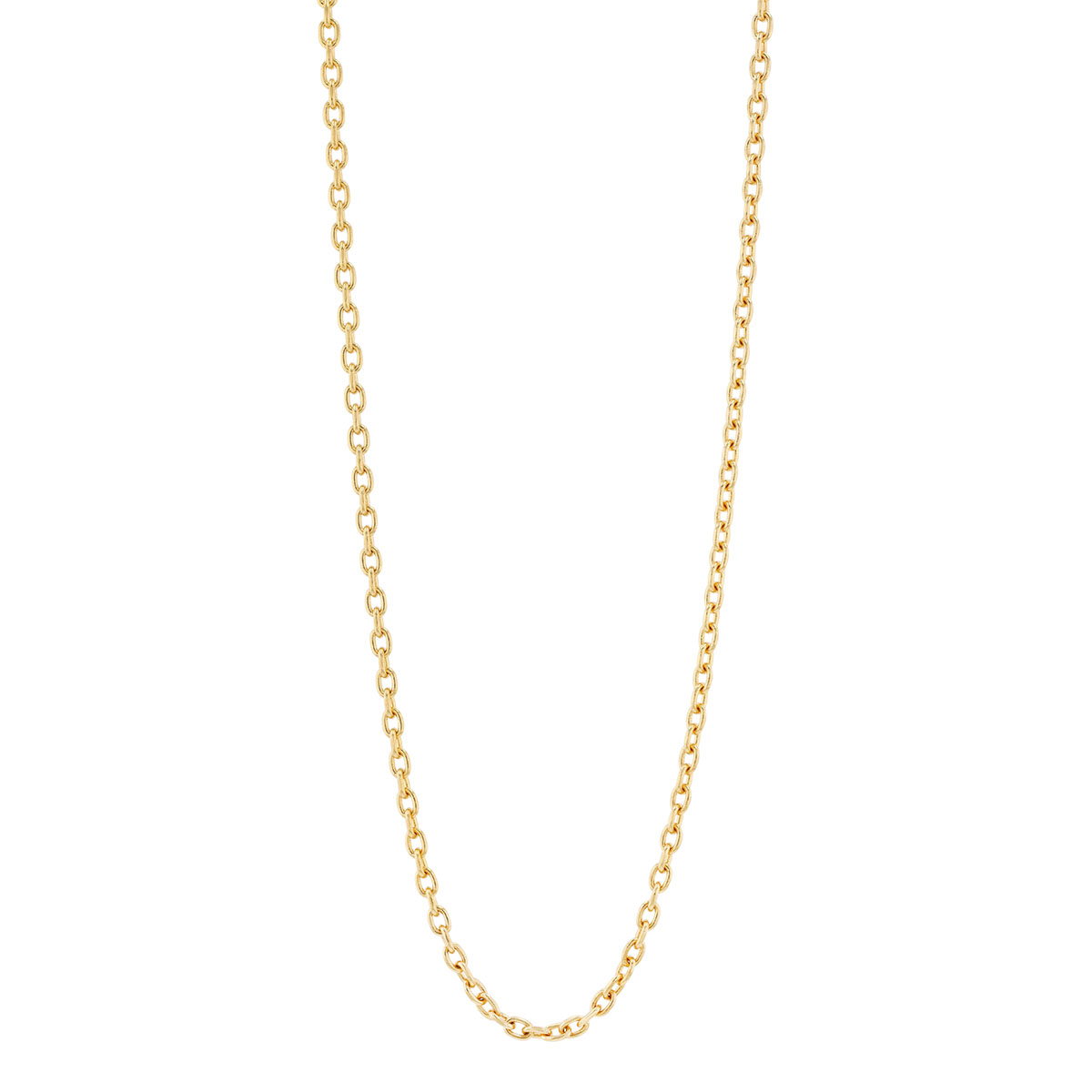 Marika Yellow Gold Chain & Charm Link Necklace, 18