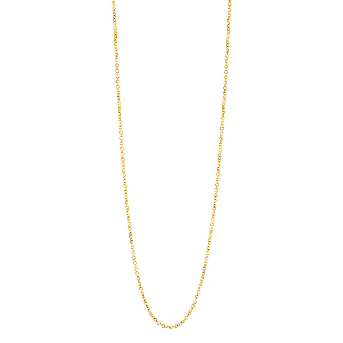 Marika Yellow Gold Cable Chain Necklace, 17