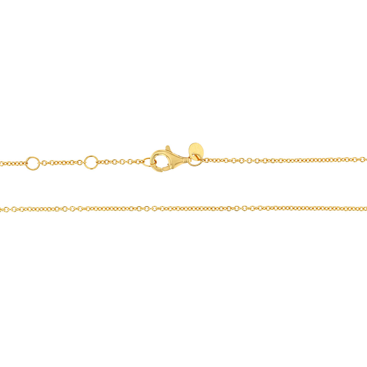 Marika Yellow Gold Cable Chain Necklace, 17