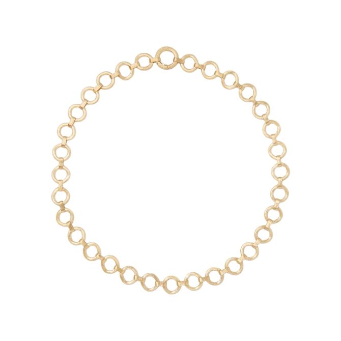 Marco Bicego Jaipur Yellow Gold Flat Link Collar Necklace, 17.25"