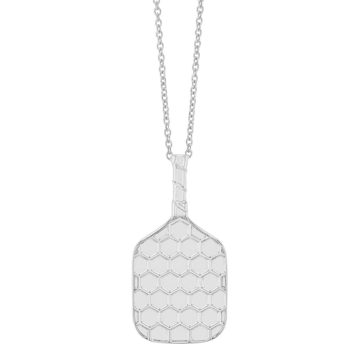 Roberto Coin White Gold Pickleball Paddle Pendant, 18