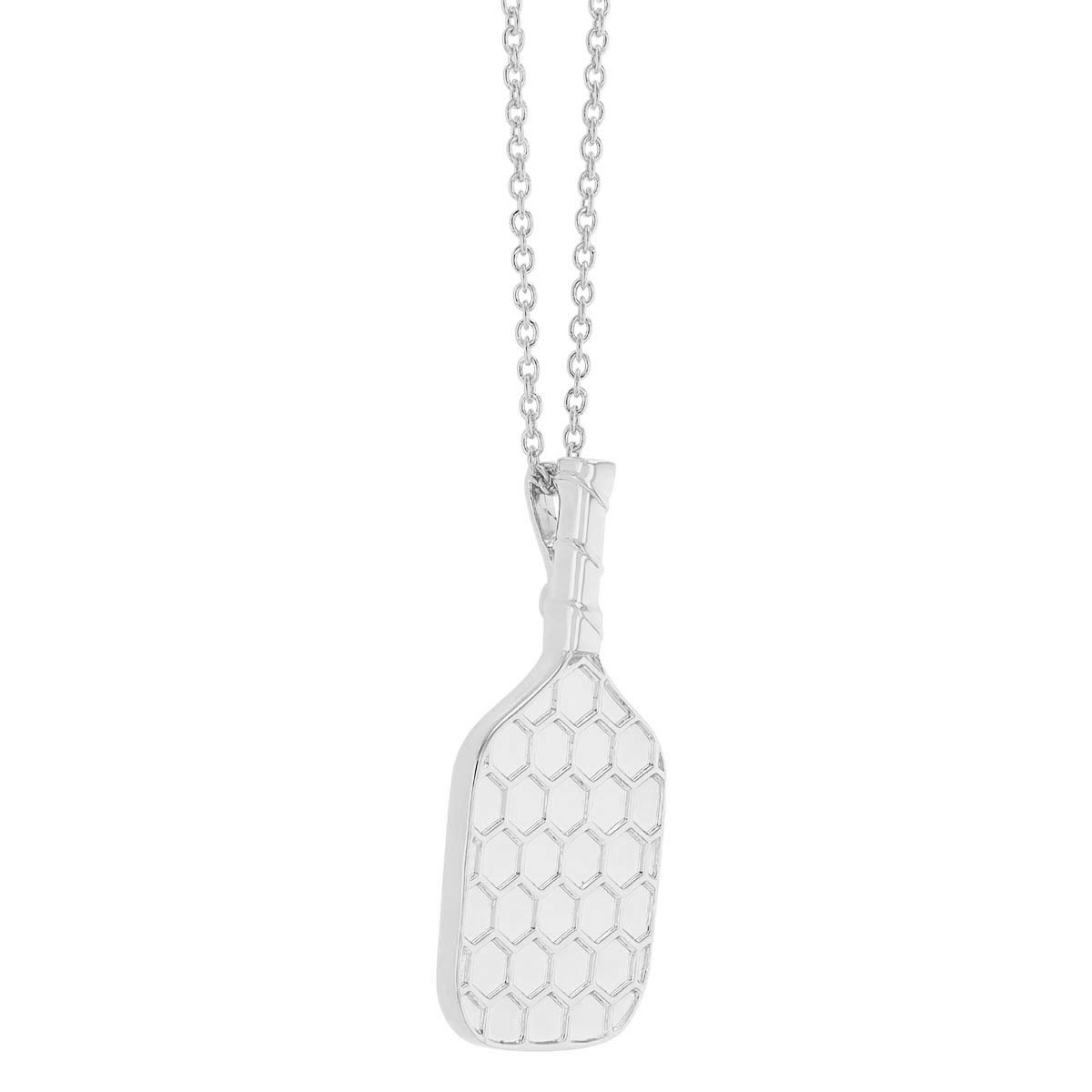 Roberto Coin White Gold Pickleball Paddle Pendant, 18