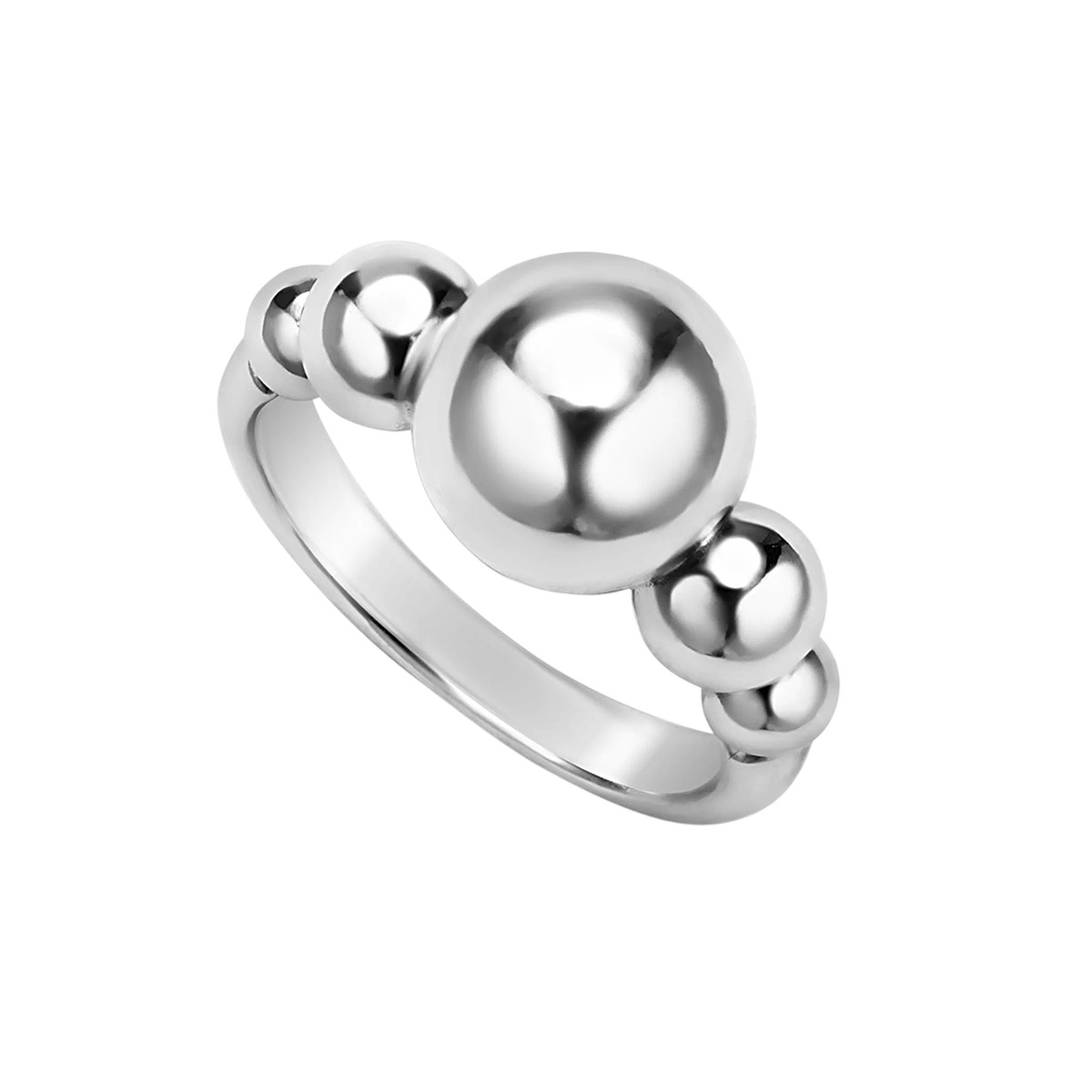 LAGOS Caviar Bubbly Sterling Silver Beaded Ring